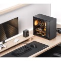 Jonsbo D41 ATX Case, Tempered Glass - black - 1785346