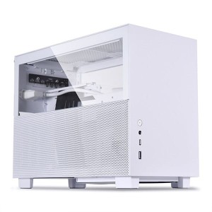 Obudowa Lian Li Q58W3 Mini-ITX Mini Case PCIE 3.0 bez zasilacza z oknem biała