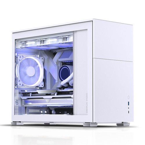 Jonsbo D31 Micro-ATX Case, Tempered Glass - white - 2061129