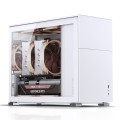 Jonsbo D31 Micro-ATX Case, Tempered Glass - white - 2015322