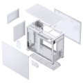Jonsbo D31 Micro-ATX Case, Tempered Glass - white - 2015334