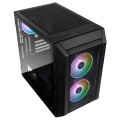 Kolink Citadel Mesh RGB Micro-ATX case - black - 1785358