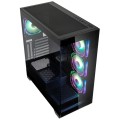 Kolink Unity Peak ARGB Midi-Tower Showcase, Tempered Glass - schwarz - 1796006