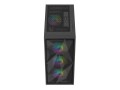 Obudowa Genesis Diaxid 605 ARGB Midi Towar (z oknem, USB-C) Czarna - 2061206
