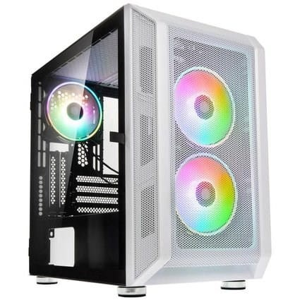 Kolink Citadel Mesh RGB Micro-ATX Gehäuse - weiß - 2060986