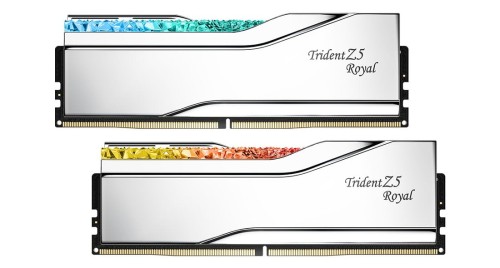 G.SKILL TRIDENT Z5 ROYAL RGB DDR5 2X16GB 7200MHZ CL34 XMP3 SILVER F5-7200J3445G16GX2-TR5S - 2030204