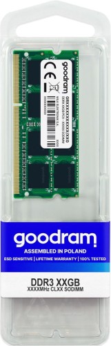 Pamięć SODIMM DDR3 GOODRAM 8GB/1600MHz - 1064453