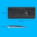 Zestaw bezprzewodowy klawiatura + mysz Logitech Wireless Combo MK540 ADVANCED czarny - 1066539