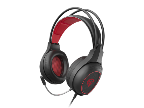 Słuchawki z mikrofonem Genesis Radon 300 Gaming 7.1 czarno-czerwone USB - 2062304