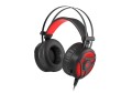 Słuchawki z mikrofonem Genesis Neon 360 Gaming podświetlenie czarno-czerwone - 2062358
