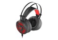 Słuchawki z mikrofonem Genesis Neon 360 Gaming podświetlenie czarno-czerwone - 2062361