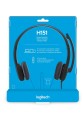 Słuchawki z mikrofonem Logitech H151 czarne - 1151717