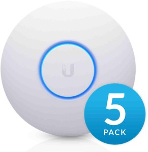 Access Point Wi-Fi 5 Ubiquiti UniFi nanoHD 2.4GHz(2 x 2)/5GHz(4 x 4) PoE 1x1G 5pak