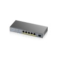 Switch zarządzalny Zyxel GS1350-6HP 5x10/100/1000 1xSFP PoE RJ45 - 744409