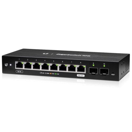 Ubiquiti ES-10X Switch EdgeMAX EdgeSwitch, 8x R - 862053