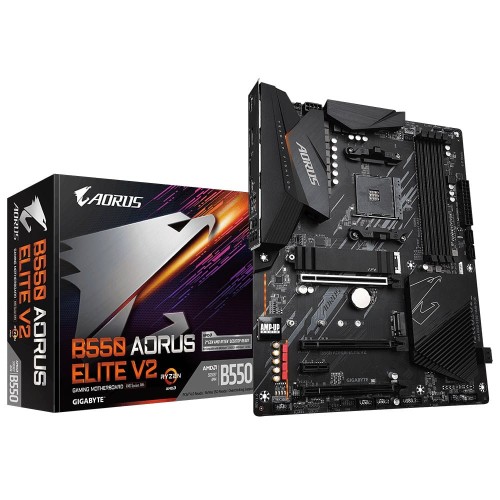 Płyta Gigabyte B550 AORUS ELITE V2 /AMD B550/DDR4/SATA3/M.2/USB3.1/PCIe4.0/AM4/ATX - 2030503