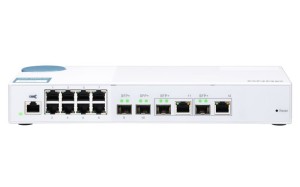 Switch zarządzalny QNAP QSW-M408-2C 8x 1GbE 2x 10GbE SFP+ 2x 10GbE SFP+/RJ45 combo