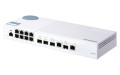 Switch zarządzalny QNAP QSW-M408-2C 8x 1GbE 2x 10GbE SFP+ 2x 10GbE SFP+/RJ45 combo - 2067331