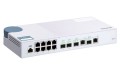 Switch zarządzalny QNAP QSW-M408-2C 8x 1GbE 2x 10GbE SFP+ 2x 10GbE SFP+/RJ45 combo - 2067330