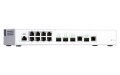 Switch zarządzalny QNAP QSW-M408-2C 8x 1GbE 2x 10GbE SFP+ 2x 10GbE SFP+/RJ45 combo - 2067328