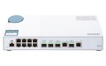 Switch zarządzalny QNAP QSW-M408-2C 8x 1GbE 2x 10GbE SFP+ 2x 10GbE SFP+/RJ45 combo - 2067327