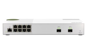 Switch zarządzalny QNAP QSW-M2108-2S 8x 2,5GbE 2x 10GbE SFP+