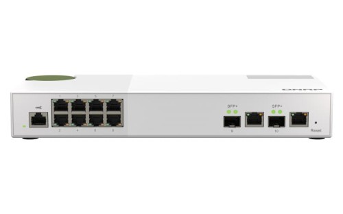 Switch zarządzalny QNAP QSW-M2108-2C 8x 2,5GbE 2x 10GbE SFP+/RJ45 combo - 2067377