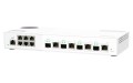 Switch zarządzalny QNAP QSW-M2106-4C 4x 10GbE SFP+/RJ45 6x 2,5GbE - 2067405