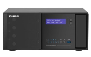Switch zarządzalny QNAP QGD-3014-16PT-8G QVR, Desktop Smart Edge PoE+, 14x 1GbE, 2x SFP