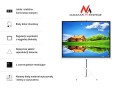 Ekran projekcyjny Maclean MC-680 112" 1:1 200x200 na stojaku - 1930543