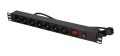 EXTRALINK 19inch 1U 7 gniazd EU PDU listwa zasilająca - 1930733