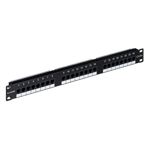 Alantec-Patch panel  1U 19" UTP kat6 IDC Q-lantec - 1930780