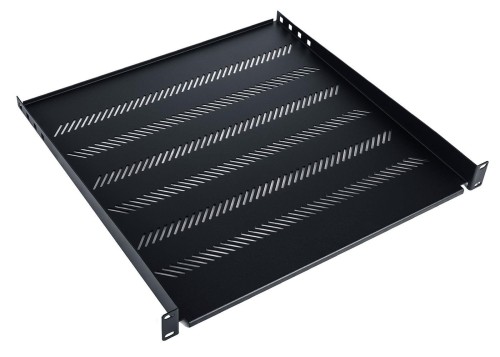 Półka DIGITUS 19" 1U 450mm  (RAL 9005) z podporą - 2067587