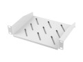 Półka do szaf 10" 310mm szara Lanberg (1U/254x180mm udźwig do 20kg, montaż 4-punktowy) - 1076936