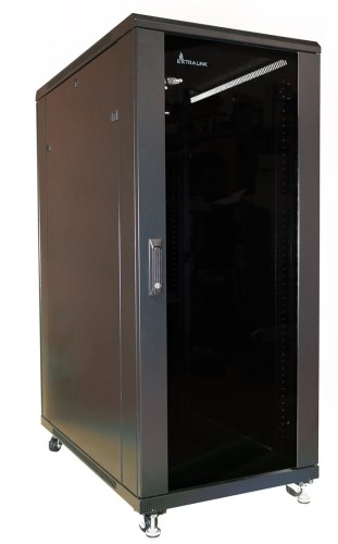 Extralink - szafa stojąca 19" 37U 600x600 Czarna flat-pack - 1198984