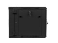 Szafa instalacyjna Rack dwusekcyjna wisząca 19" 9U 600x600 czarna Lanberg (flat pack) - 2035543