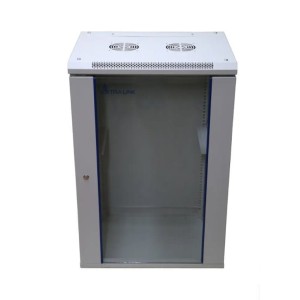 Extralink Szafa rack 18U 600x600 Szara montowana na ścianie