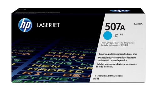 HP 507A - błękitny - oryginalny - LaserJet - - 1932694