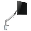 Uchwyt biurkowy do monitora Ergo Office ER-405G, szaryze sprężyną gazową, 17"-32", 9 kg - 1131448