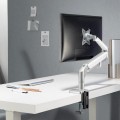 Uchwyt biurkowy do monitora Ergo Office ER-405G, szaryze sprężyną gazową, 17"-32", 9 kg - 1131445