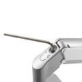 Uchwyt biurkowy do monitora Ergo Office ER-405G, szaryze sprężyną gazową, 17"-32", 9 kg - 1131454