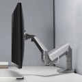 Uchwyt biurkowy do monitora Ergo Office ER-405G, szaryze sprężyną gazową, 17"-32", 9 kg - 1131455
