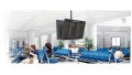 Uchwyt na dwa telewizory przód/tył 23-70" 50kg Maclean MC-703 czarny max VESA 600x400 - 1935173