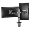 Uchwyt przegubowy na dwa monitory Deluxe Ergo Office ER-449, 17"-32", max. 9kg - 1802925