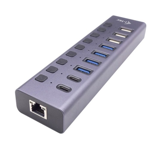 I-TEC CHARGING HUB 9PORT LAN/USB 3.0/USB-C POWER ADAPTER 60W - 2070595