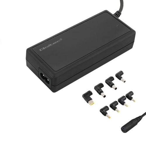 Zasilacz sieciowy uniwersalny Qoltec 90W automatyczny 9 wtyczek | +kabel zasilający - 2070599