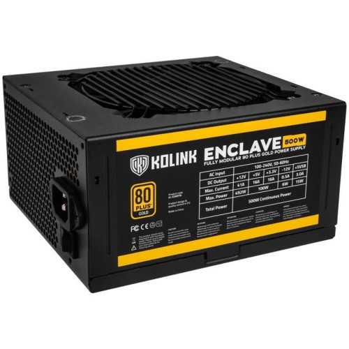 Kolink Enclave 80 PLUS Gold PSU, modular - 500 Watt - 2070630