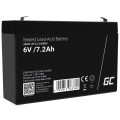 GREEN CELL AKUMULATOR ŻELOWY AGM39 6V 7.2AH - 958565
