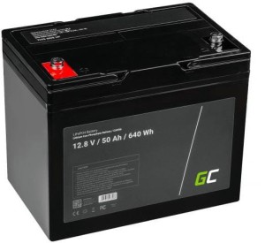 GREEN CELL AKUMULATOR LIFEPO4 CAV06 12/12,8V 50AH 640WH / M8