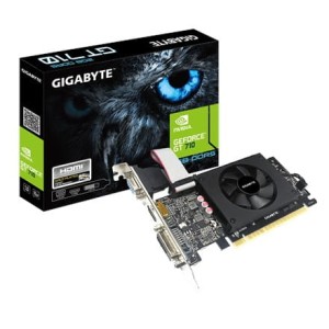 GIGABYTE GeForce GT 710 2GB GDDR5 DVI-D HDMI D-Sub